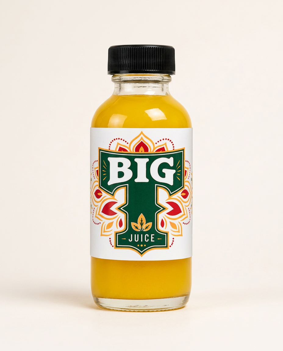 Ginger Shot BIG T Juice product bottle