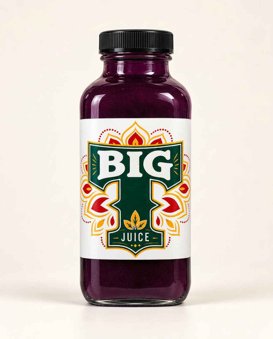 Wild B BIG T Juice product bottle